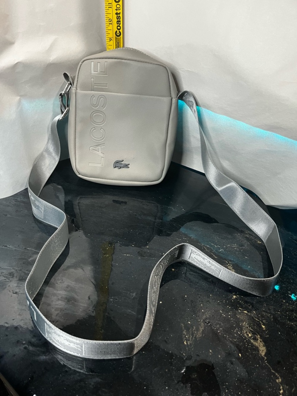 Lacoste Grey Crossbody Bag